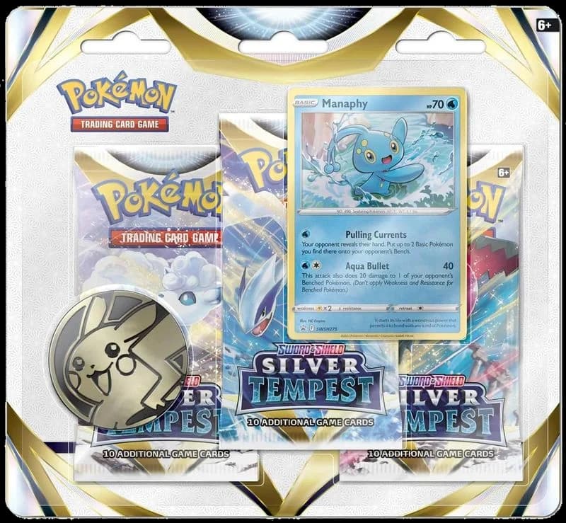 Silver Tempest 3 Pack Blister [Manaphy]
