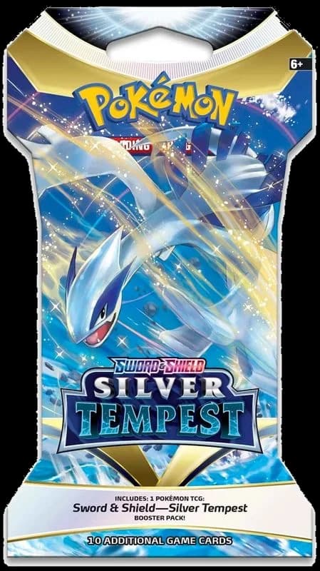 Silver Tempest Sleeved Booster Pack