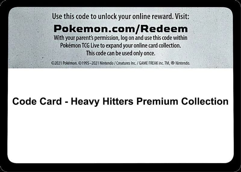 Code Card - Heavy Hitters Premium Collection