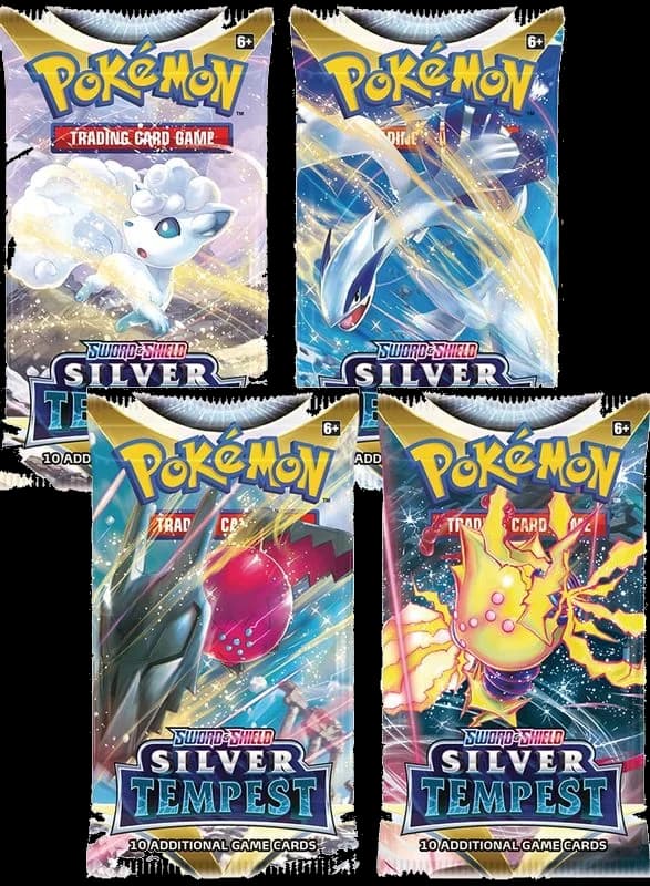 Silver Tempest Booster Pack Art Bundle [Set of 4]