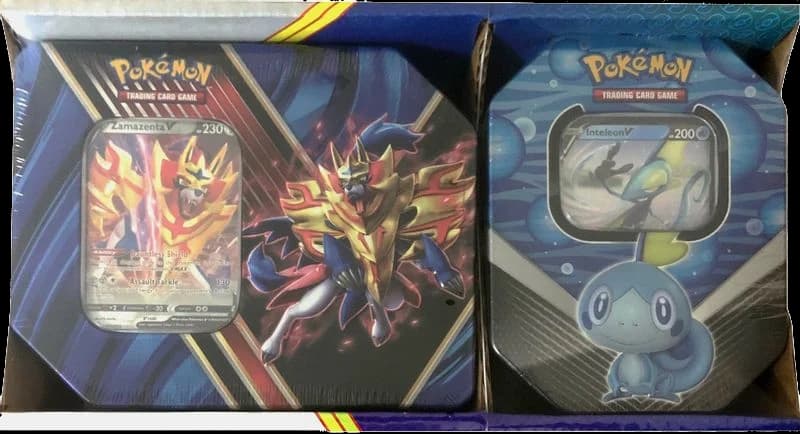 Legends of Galar Tin + Galar Partners Tin 2-pack [Zamazenta V/Inteleon V] (Retail Exclusive)