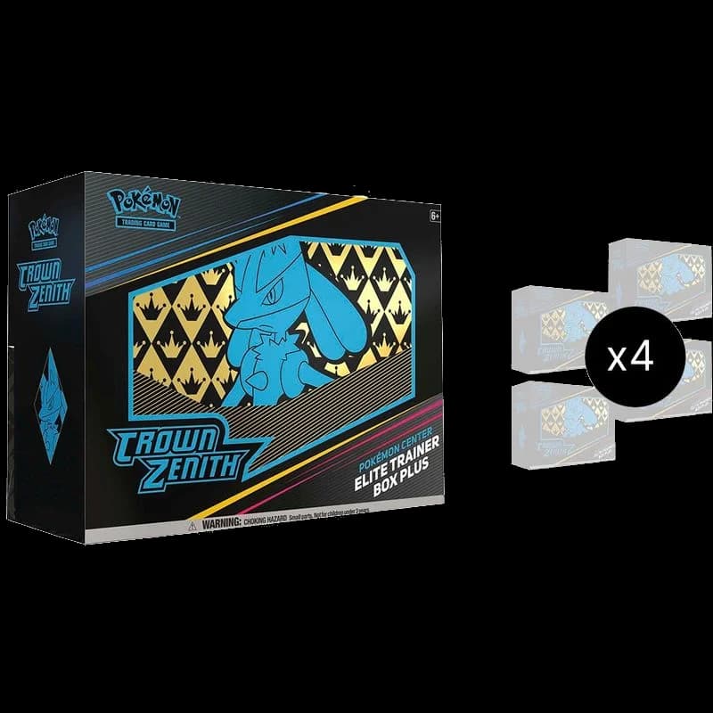 Crown Zenith Pokemon Center Elite Trainer Box Plus Case