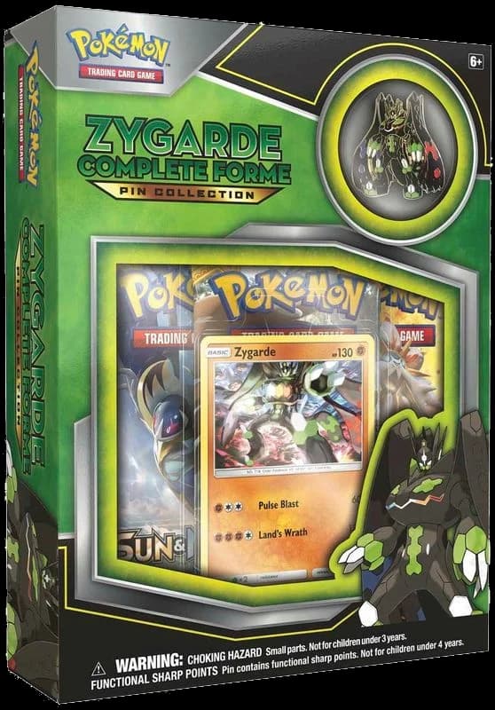 Zygarde Complete Forme Pin Collection