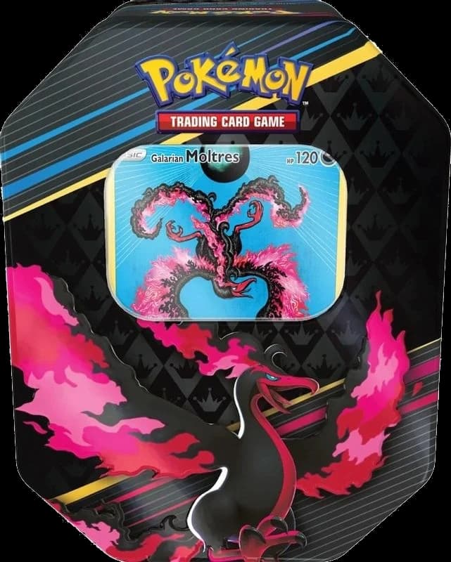 Crown Zenith Tin [Galarian Moltres] (International Version)