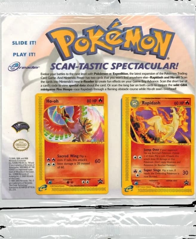 Scan-Tastic Spectacular Promo Pack [Ho-oh & Rapidash]