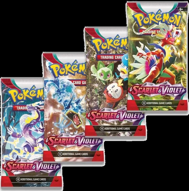 Scarlet & Violet Booster Pack Art Bundle [Set of 4]