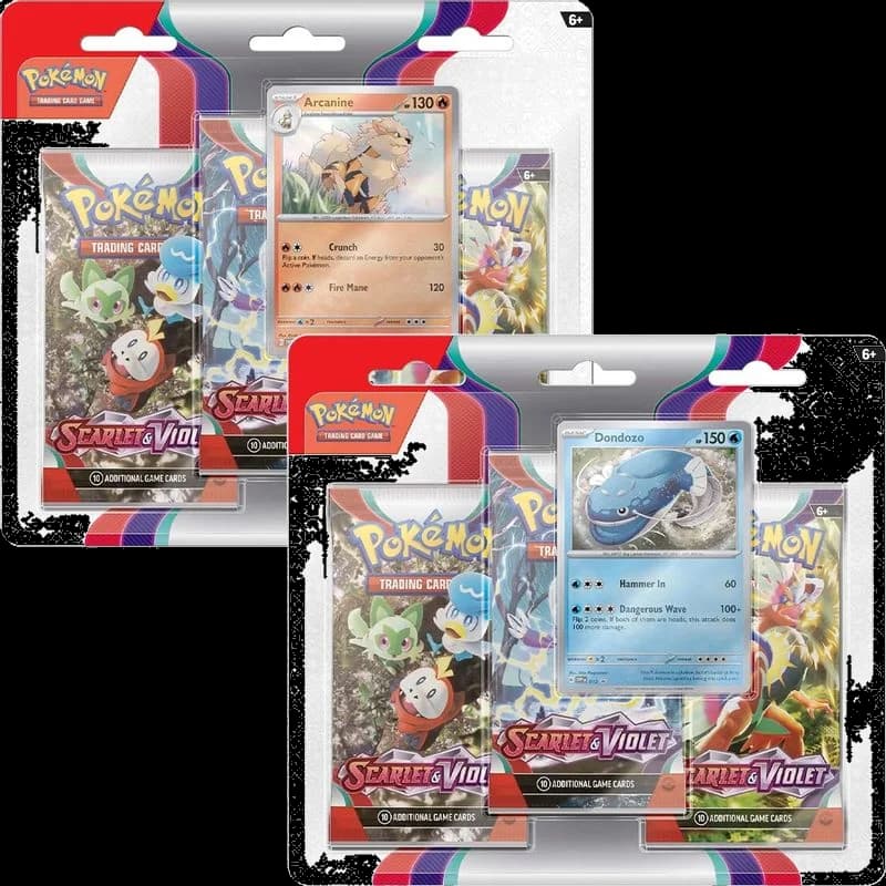 Scarlet & Violet 3 Pack Blister [Set of 2]