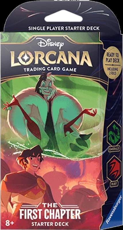 Disney Lorcana: The First Chapter Starter Deck (Emerald & Ruby)