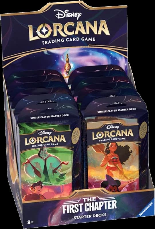 Disney Lorcana: The First Chapter Starter Deck Display