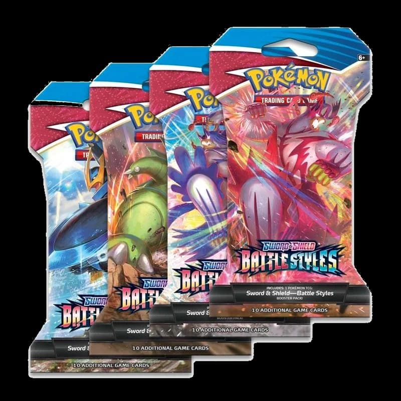Battle Styles Sleeved Booster Pack Art Bundle [Set of 4]
