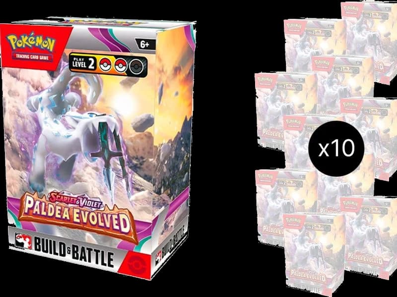 Paldea Evolved Build & Battle Box Display