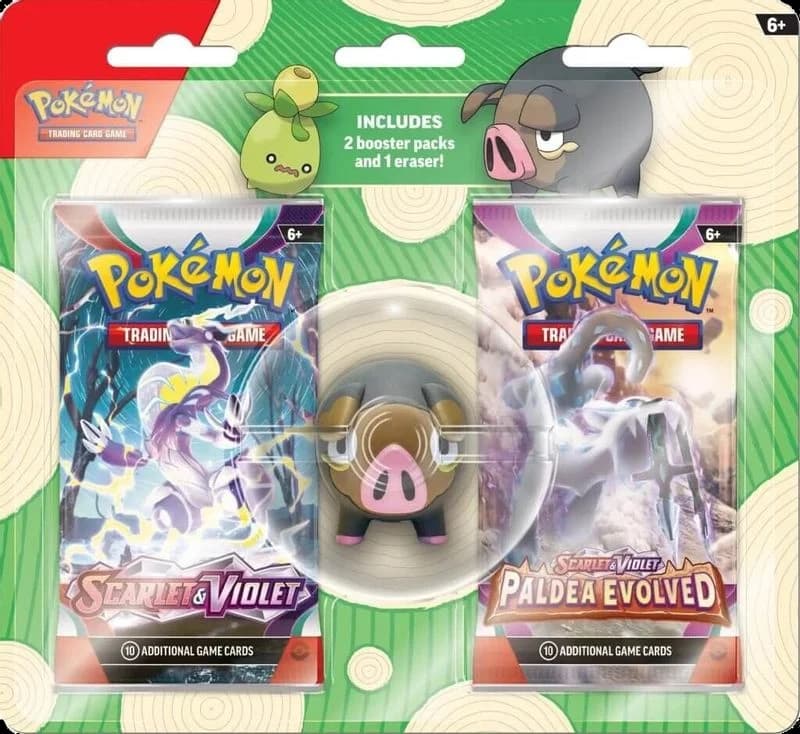 Pokemon TCG: Back to School Eraser Blister [Lechonk]