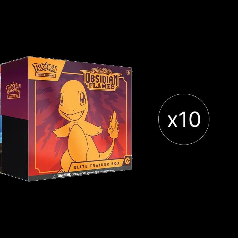 Obsidian Flames Elite Trainer Box Case