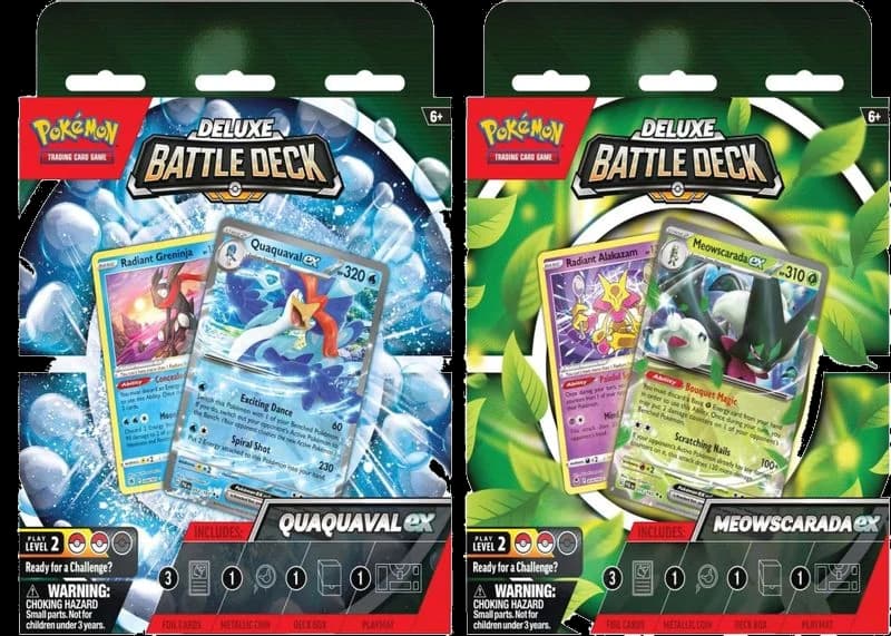 Deluxe Battle Deck: Quaquaval ex/Meowscarada ex [Set of 2]