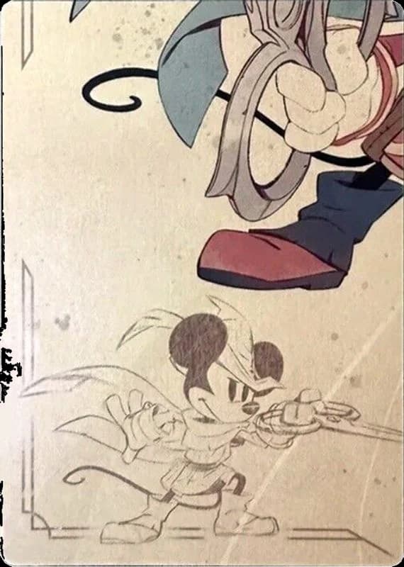 Mickey Mouse - Brave Little Tailor Puzzle Insert (Bottom Left)