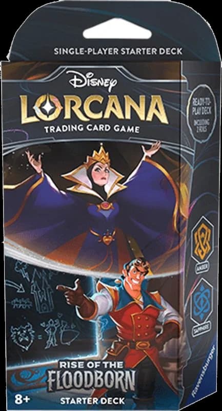 Disney Lorcana: Rise of the Floodborn Starter Deck (Amber & Sapphire)