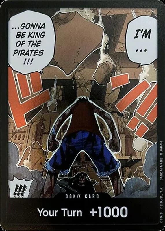 DON!! Card (Luffy vs. Crocodile) (Devil Fruits Collection Vol. 1)