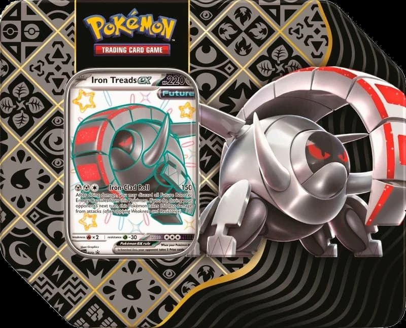 Paldean Fates Tin [Iron Treads ex]