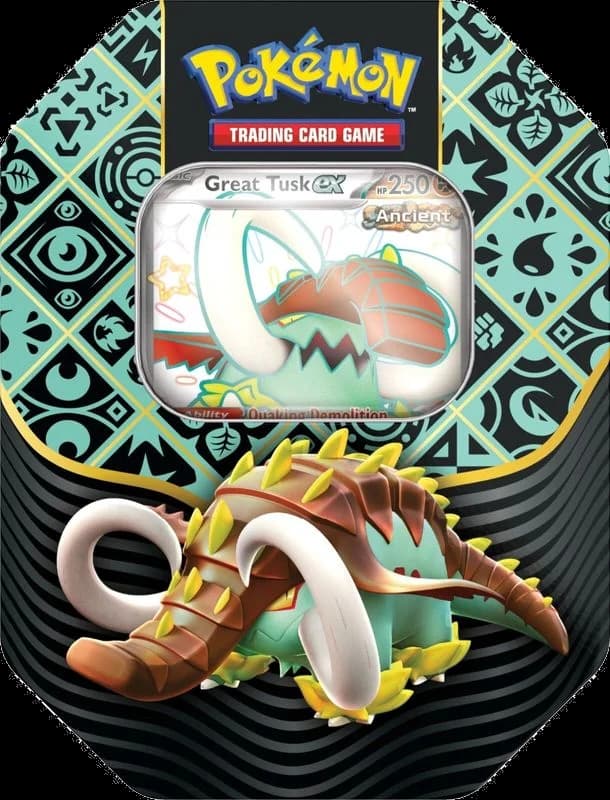 Paldean Fates International Tin [Great Tusk ex]