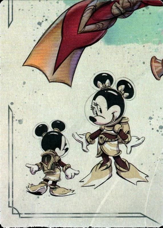 Minnie Mouse - Wide-Eyed Diver Puzzle Insert (Bottom Left)