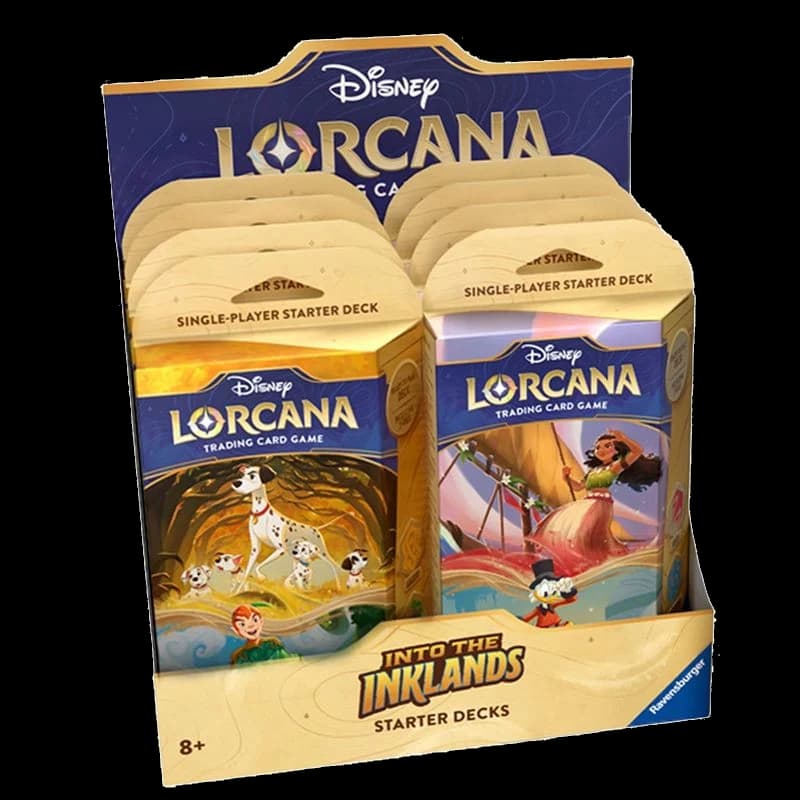 Disney Lorcana: Into the Inklands Starter Deck Display