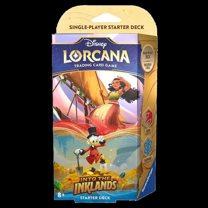 Disney Lorcana: Into the Inklands Starter Deck (Ruby & Sapphire)