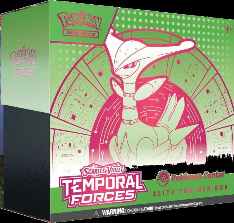 Temporal Forces Pokemon Center Elite Trainer Box (Exclusive) [Iron Leaves]