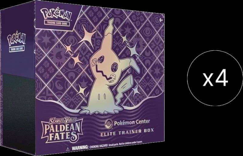 Paldean Fates Pokemon Center Elite Trainer Box (Exclusive) Case