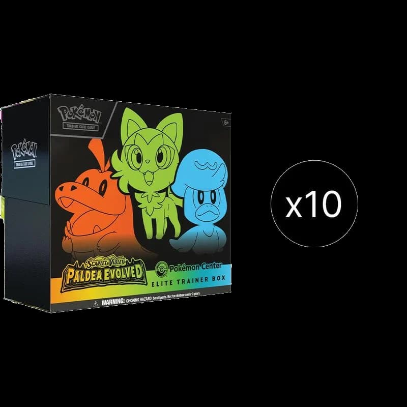 Paldea Evolved Pokemon Center Elite Trainer Box (Exclusive) Case