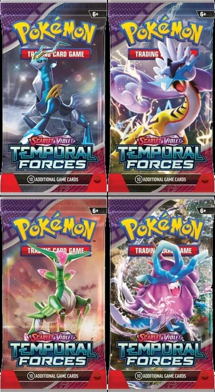Temporal Forces Booster Pack Art Bundle [Set of 4]