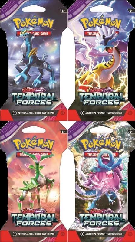 Temporal Forces Sleeved Booster Pack Art Bundle [Set of 4]