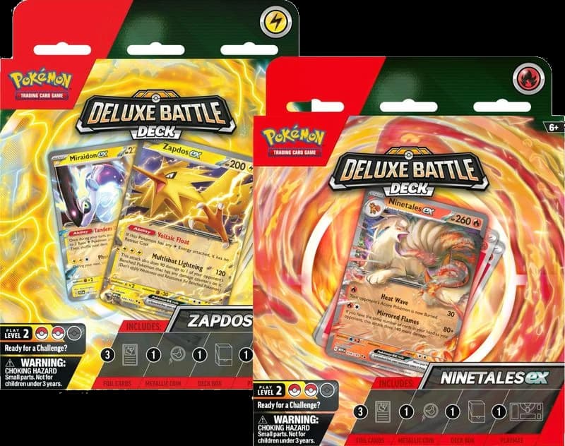 Deluxe Battle Deck: Zapdos ex/Ninetales ex [Set of 2]