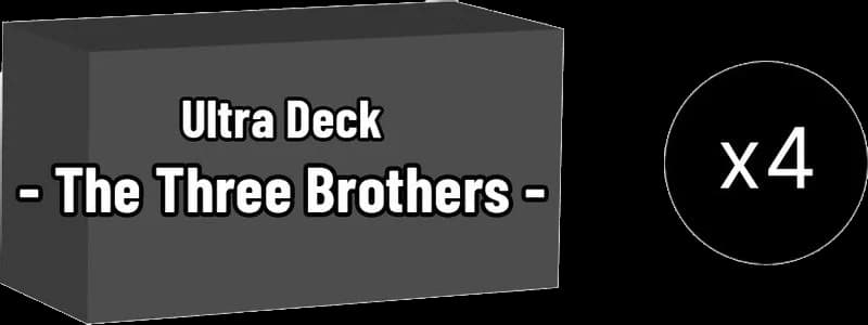 Ultra Deck: The Three Brothers Display Case