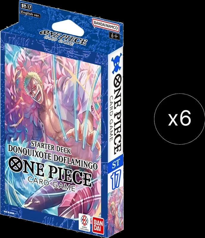 Starter Deck 17: BLUE Donquixote Doflamingo Display