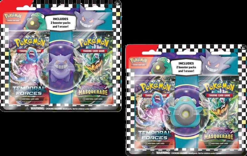 Pokemon TCG: Back to School Eraser Blister 2024 [Set of 2]