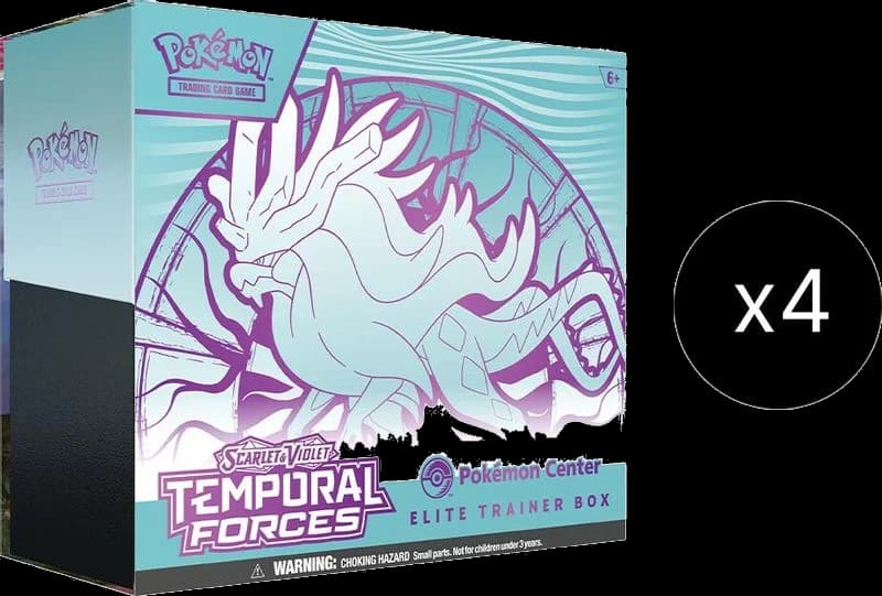 Temporal Forces Pokemon Center Elite Trainer Box Case (Exclusive) [Walking Wake]