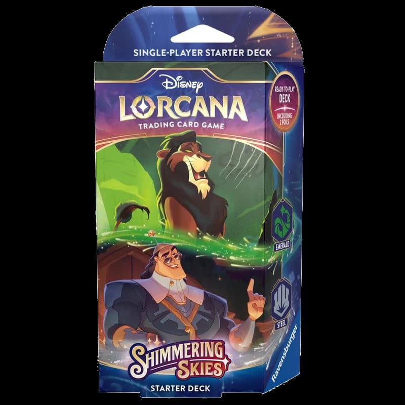 Disney Lorcana: Shimmering Skies Starter Deck (Emerald & Steel)