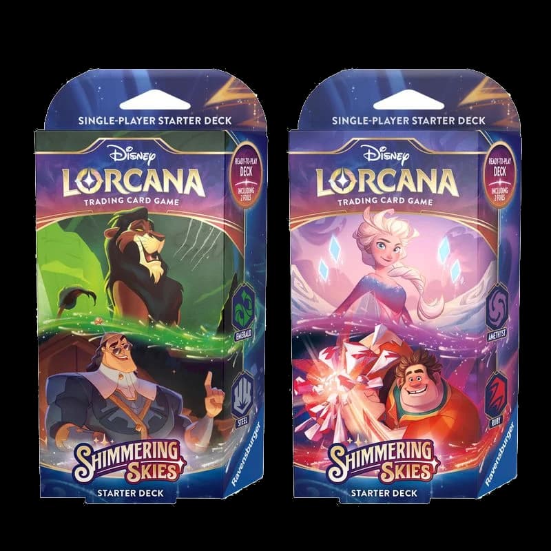 Disney Lorcana: Shimmering Skies Starter Deck [Set of 2]