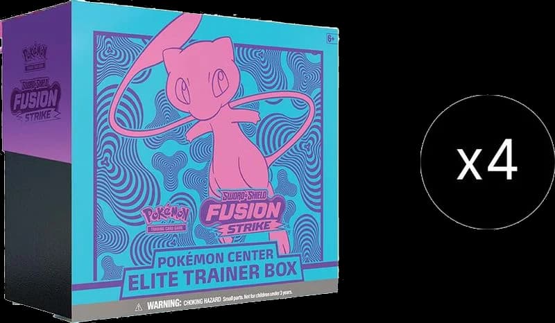 Fusion Strike Pokemon Center Elite Trainer Box Case (Exclusive)