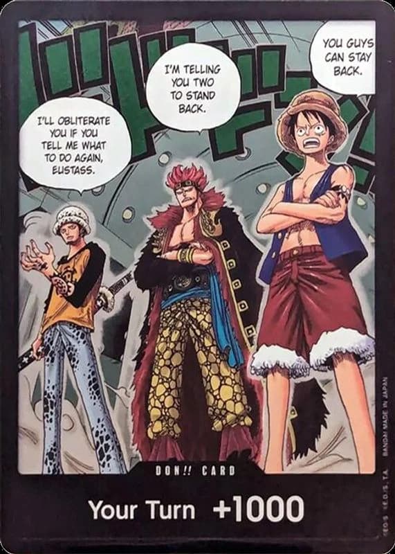 DON!! Card (Trafalgar Law, Eustass Kid and Monkey.D.Luffy) (Double Pack Set Vol. 4)
