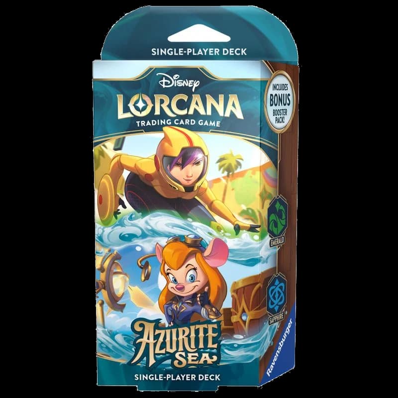 Disney Lorcana: Azurite Sea Starter Deck (Emerald & Sapphire)