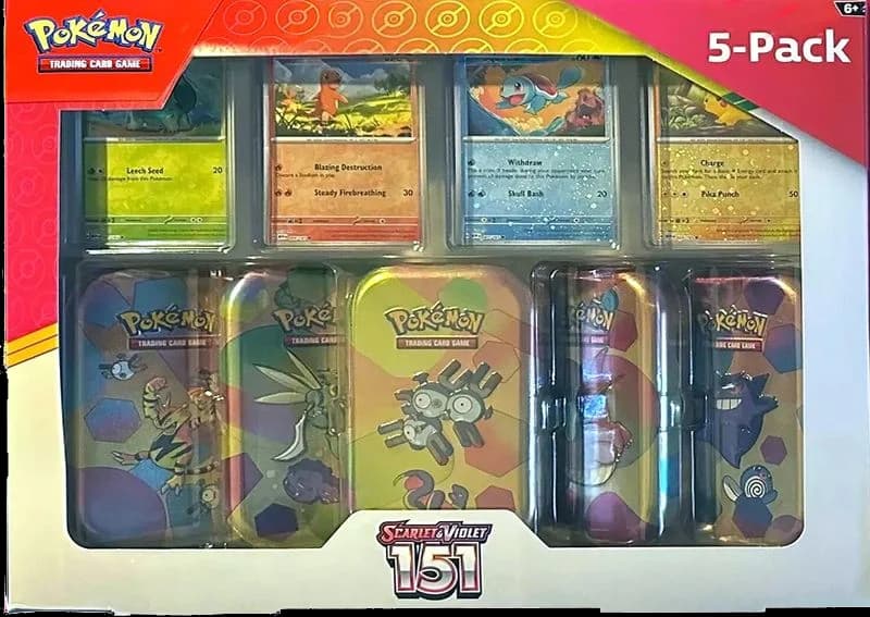 Costco Pokemon Scarlet & Violet 151 Mini Tin 5-pack (Magneton)