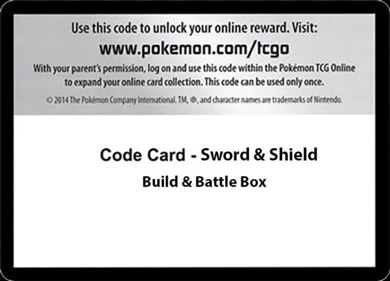 Code Card - Sword & Shield Build & Battle Box