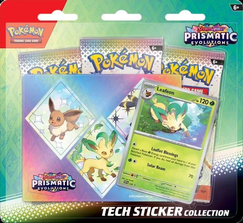 Prismatic Evolutions Tech Sticker Collection [Leafeon]
