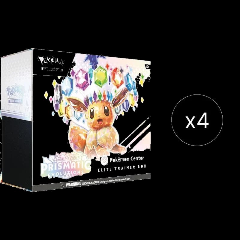 Prismatic Evolutions Pokemon Center Elite Trainer Box (Exclusive) Case