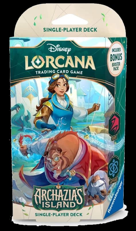 Disney Lorcana: Archazia's Island Starter Deck (Ruby & Sapphire)