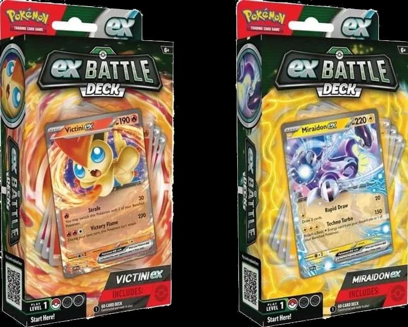 Victini ex/Miraidon ex Battle Decks [Set of 2]