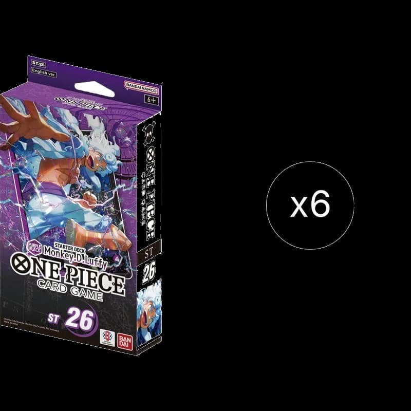 Starter Deck 26: PURPLE/BLACK Monkey.D.Luffy Display