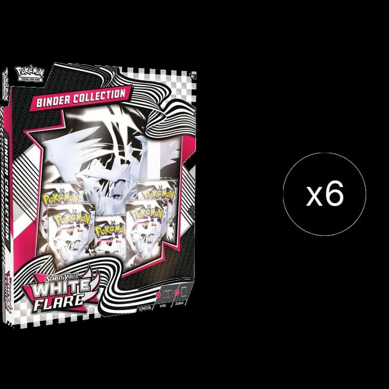 White Flare  Binder Collection Case