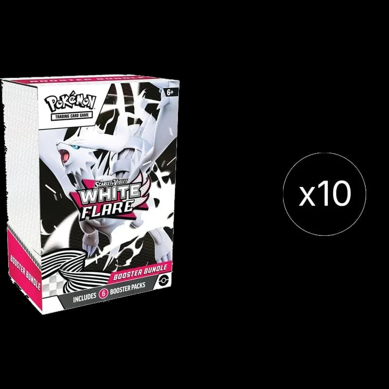White Flare Booster Bundle Display